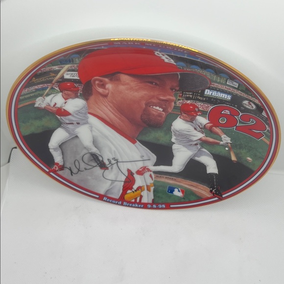 The Bradford Exchange Red and White Baseball Wall Art - Picture 2 of 5